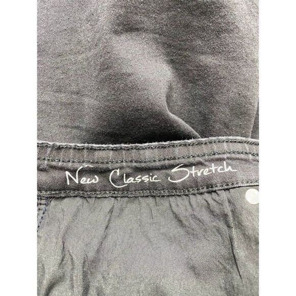 Diane Gilman DG2 Capri Jeans Womens XLT Faded Black New Classic Stretch Straight - Picture 7 of 10